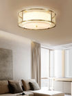 Caffè vivente del ristorante 10~50W del LED di illuminazione del soffitto della lampada della camera da letto domestica di rame della copertura di vetro